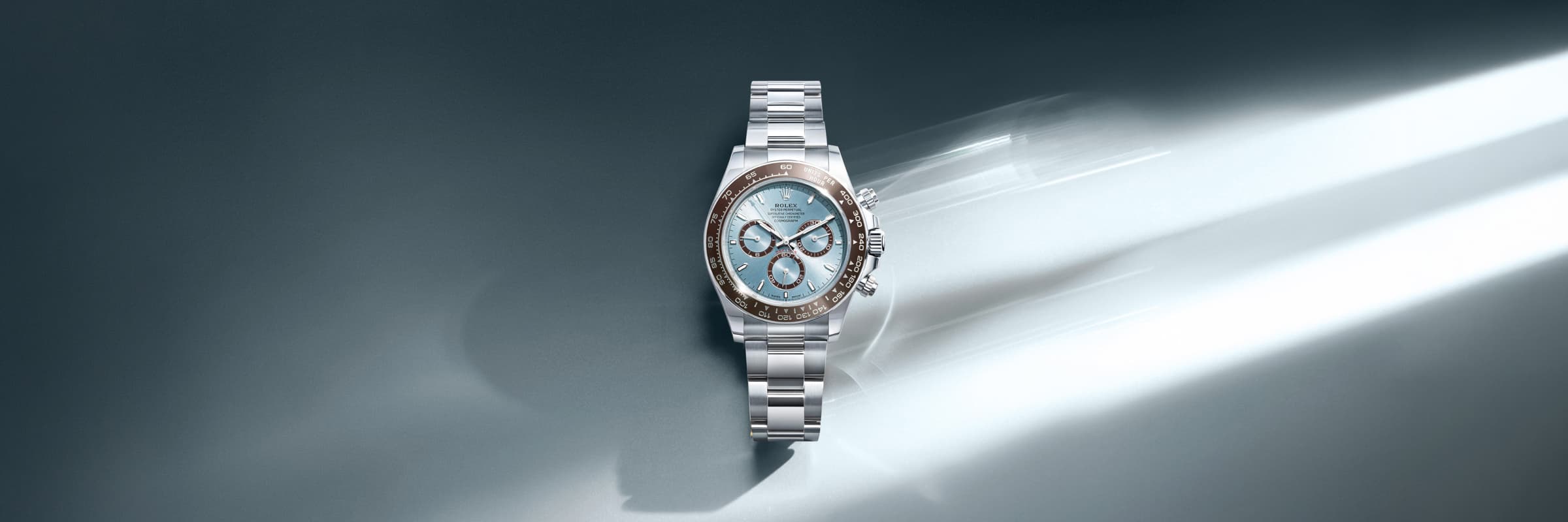 rolex Cosmograph Daytona in Oro bianco 18 ct, anse con diamanti, M126539TBR-0002 - Boglietti Gioielliere