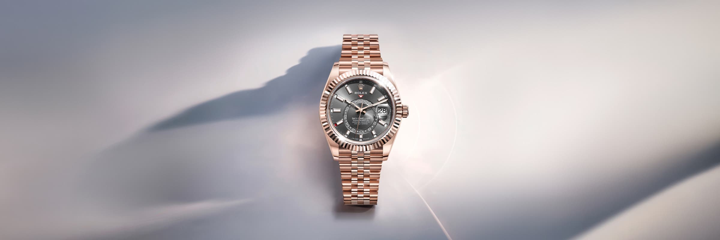 rolex Sky-Dweller in 18 ct Everose gold, M336935-0008 - Boglietti Gioielliere