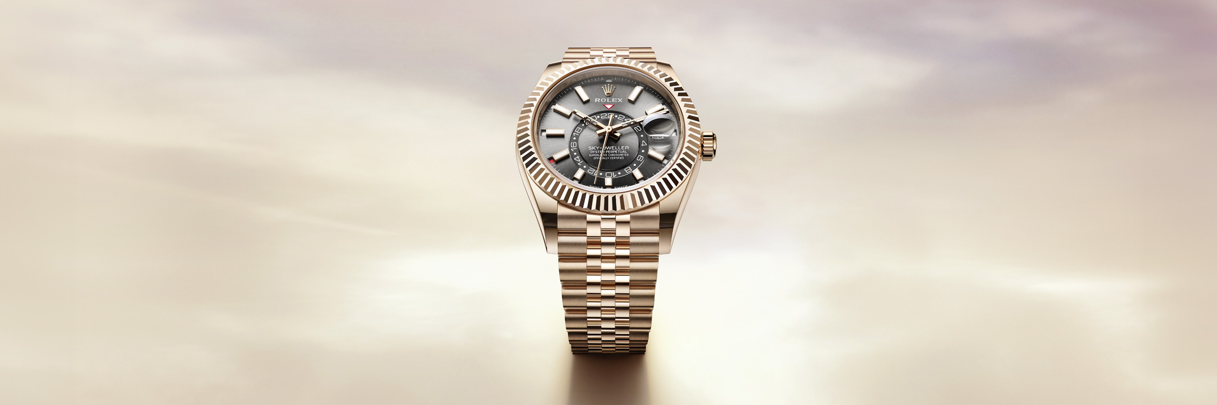 rolex Sky-Dweller in Oro Everose 18 ct, M336935-0008 - Boglietti Gioielliere