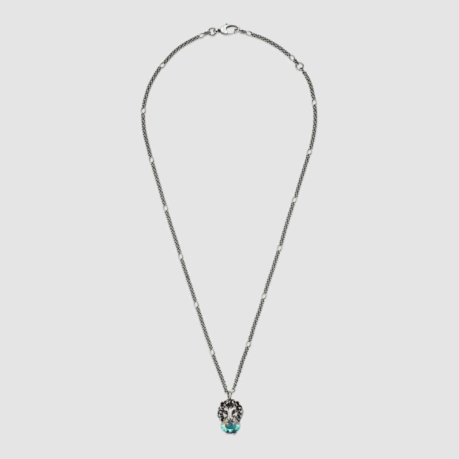 Gucci Lion head necklace with crystal | Boglietti Gioielliere