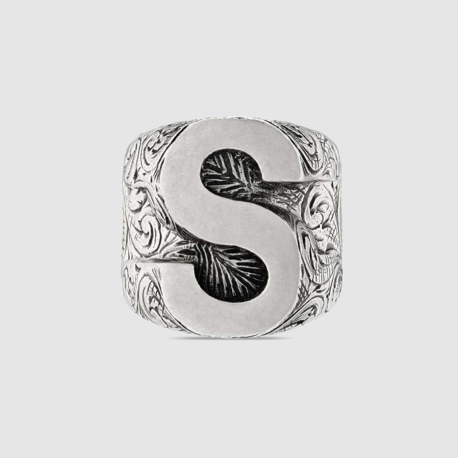 S Letter Gold Ring Design |