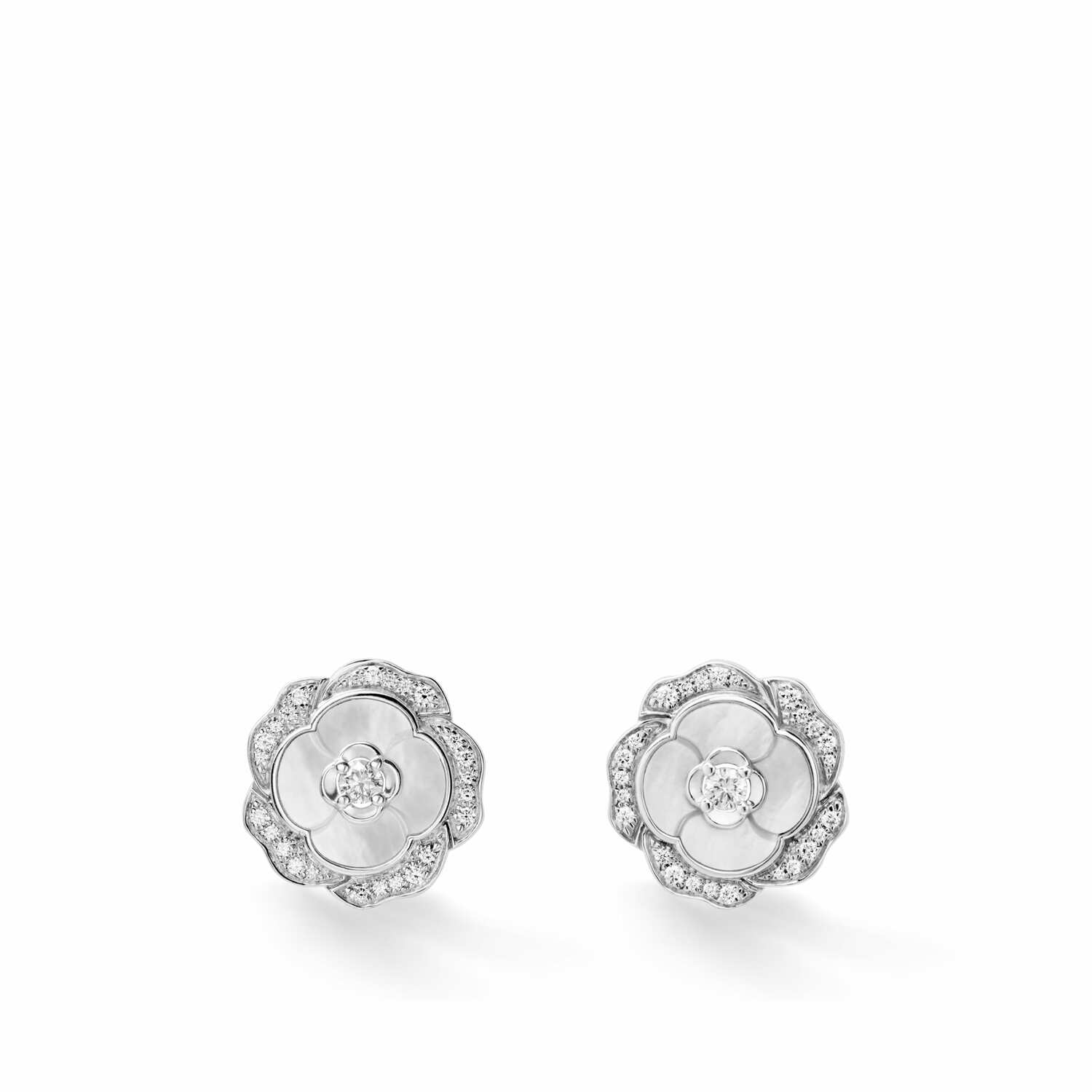 Chanel Bouton de Camélia transformable earrings J10826