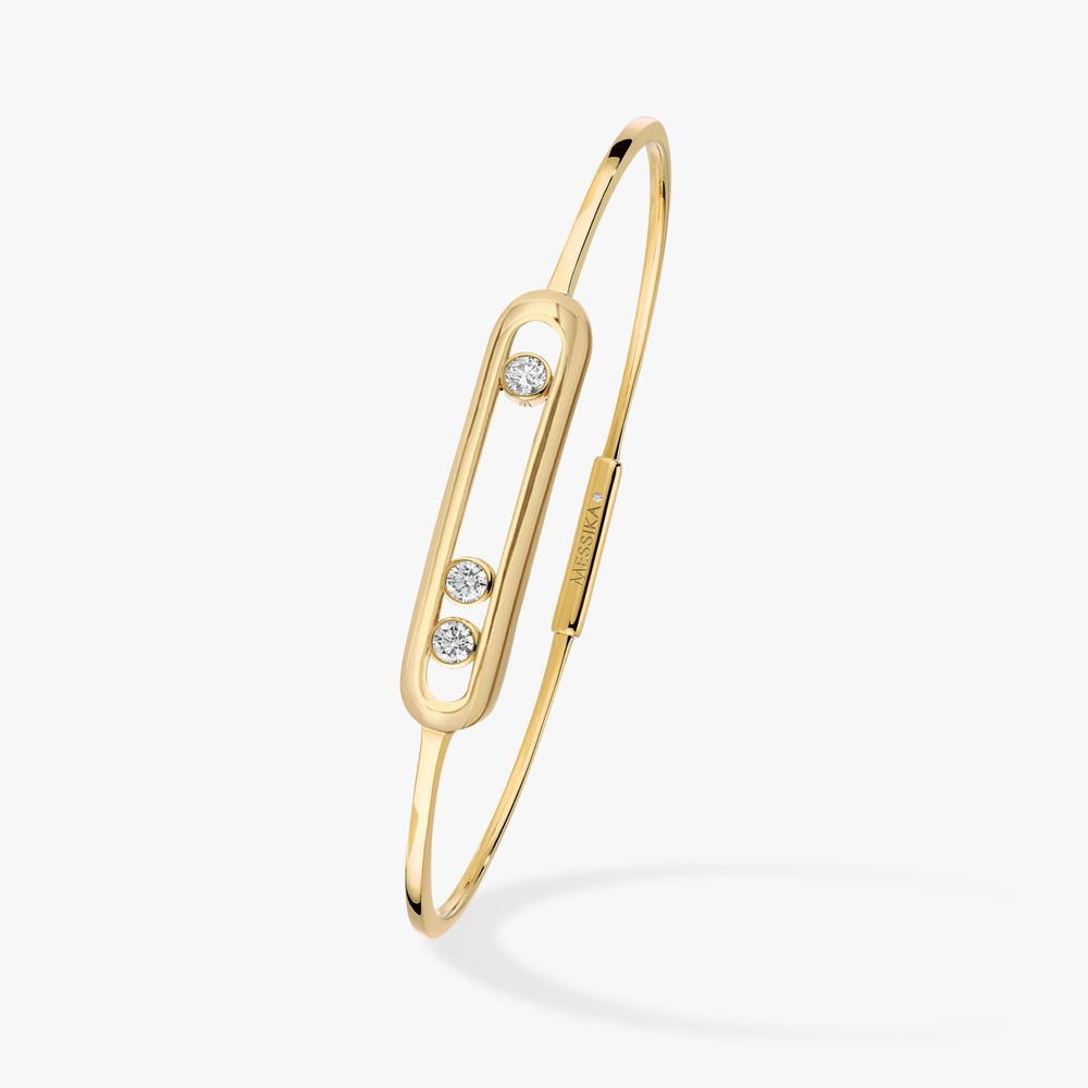Messika Bangle Move 10th bracelet in white gold and diamonds | Lepage