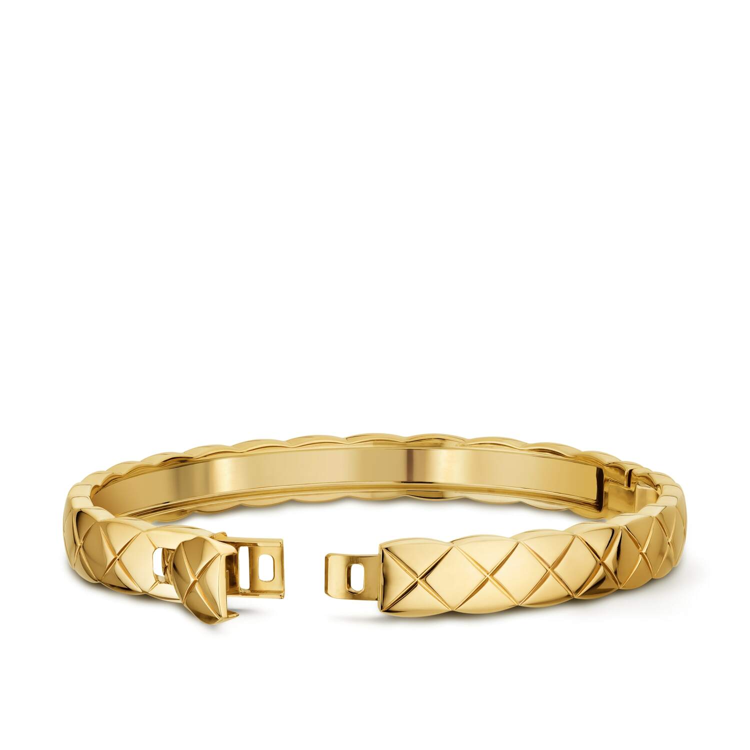 Yellow Gold Link Bracelet with Diamonds in 2023