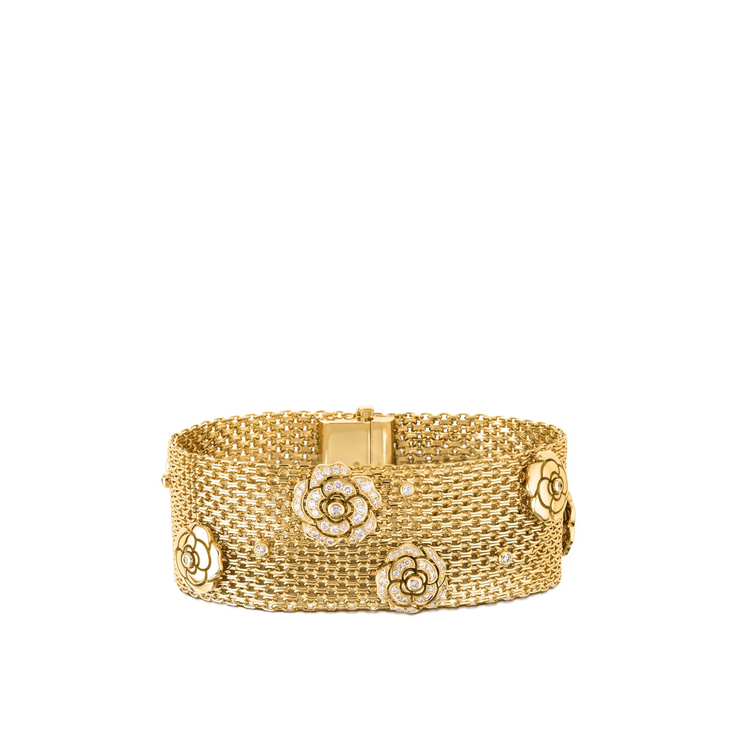 Chanel White Gold Diamond Ruban Bracelet J3882  Rich Diamonds
