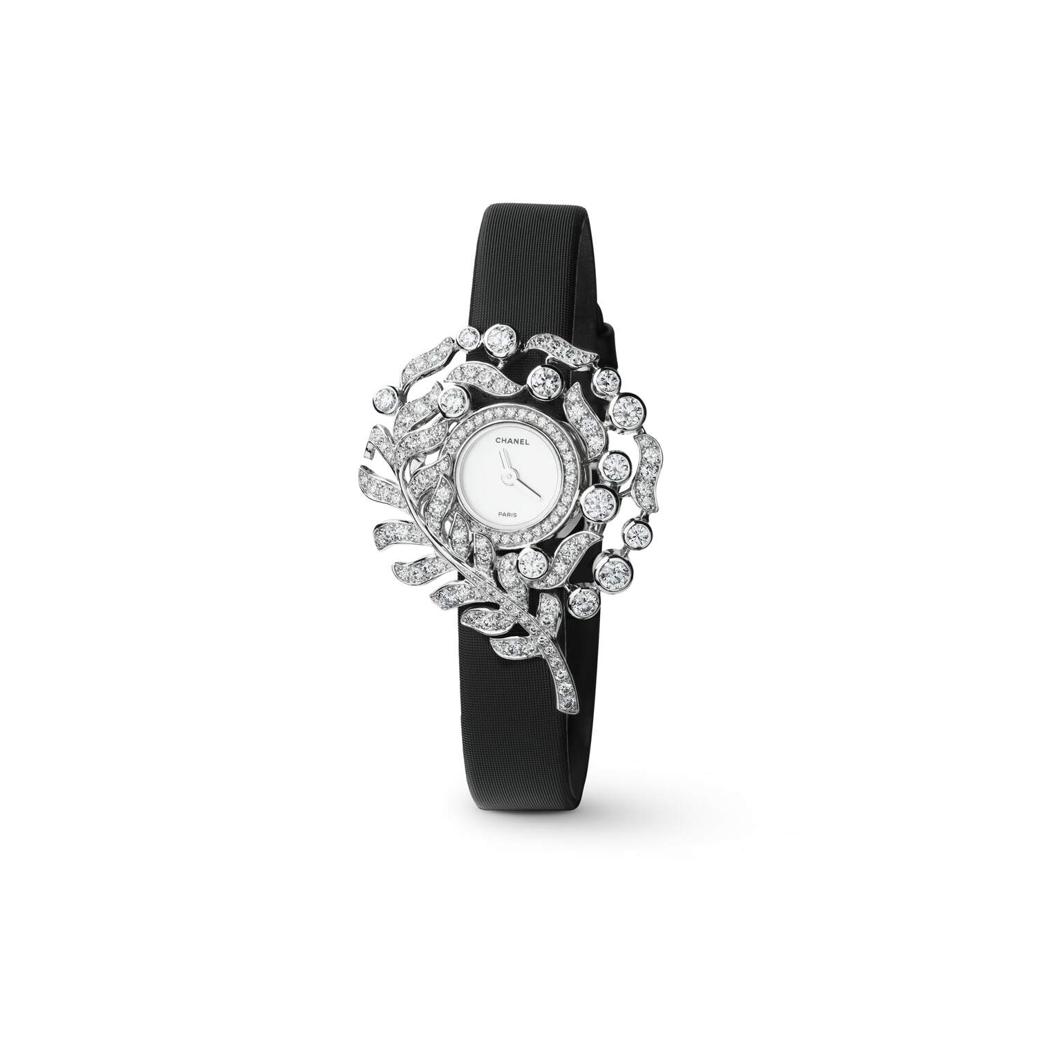 Chanel Premiere Diamond Bezel White Mother of Pearl Dial H3255  eBay