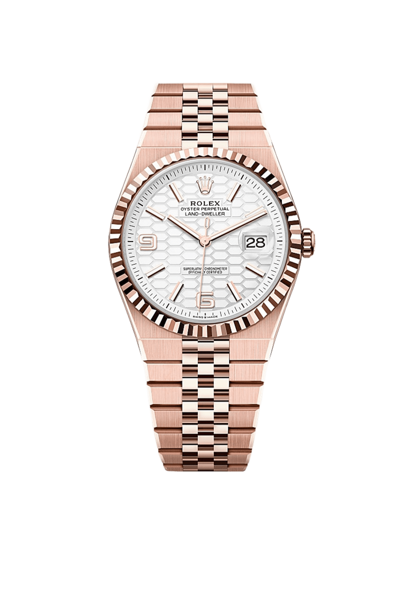 rolex Land-Dweller 40 in Oyster, 40 mm, oro Everose, M127335-0001 - boglietti gioielliere
